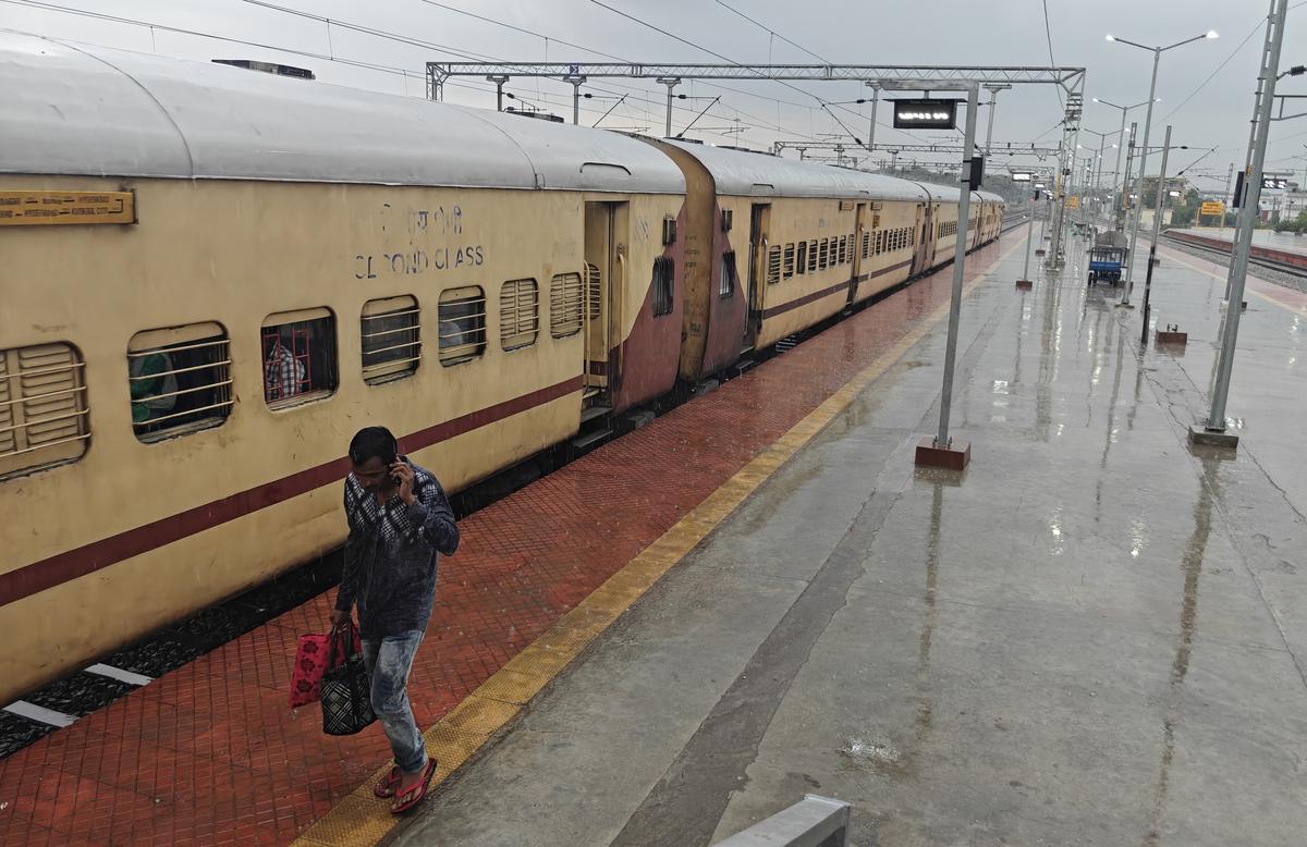 The construction of rooftop is still in progress at Cherlapalli terminal in Hyderabad though the modernised station was inaugurated by Prime Minister Narendra Modi virtually in January 2025.